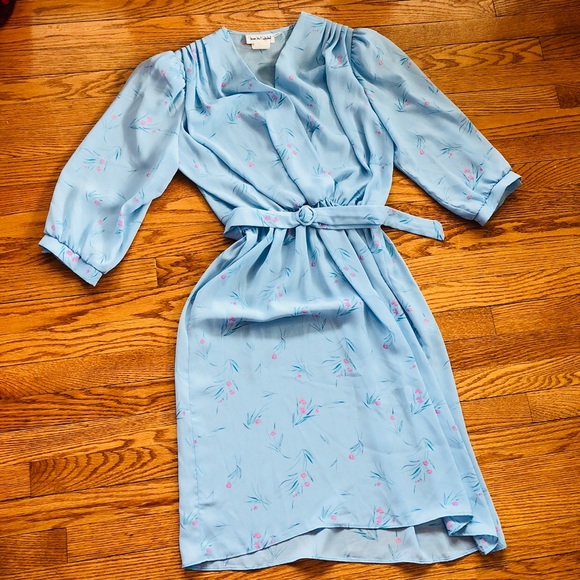 Diane Von Furstenberg Dresses & Skirts - Vintage DVF  Floral Chiffon Wrap Dress Pastel